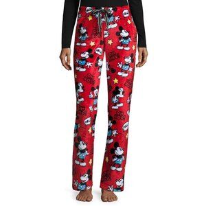 New! Disney Mickey Mouse Fleece Lounge Pajama Pants